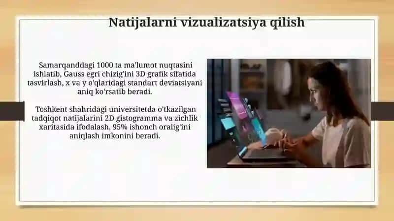 Gaussian dasturi va unda ishlash 3