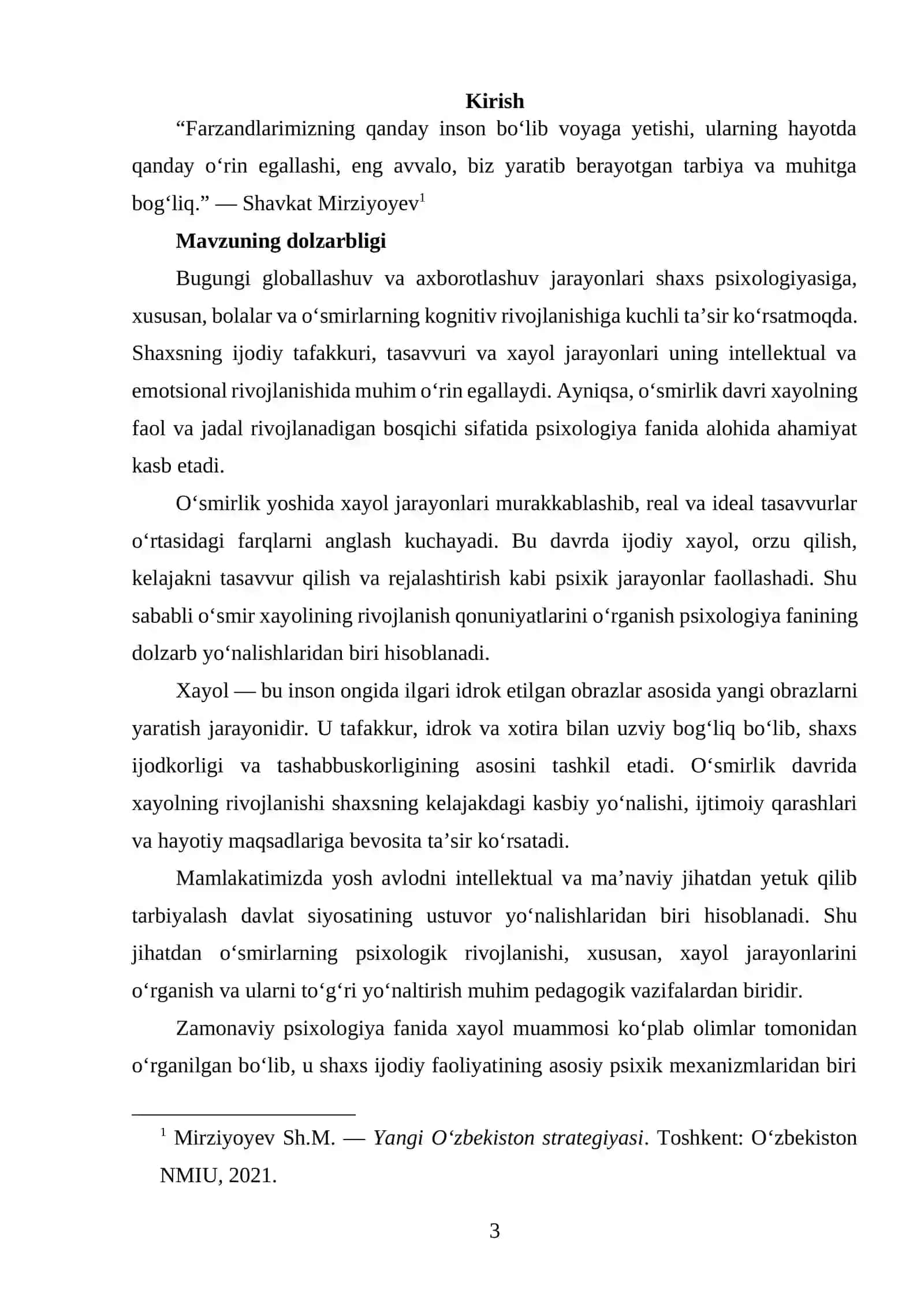 O‘smirlik yoshida xayolni rivojlanishining psixologik asoslari 3
