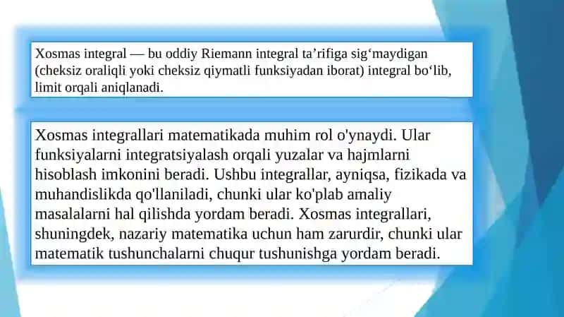 Sobirov Zilolidinning Oliy Matematika fanidantayyorlagan taqdimoti 3