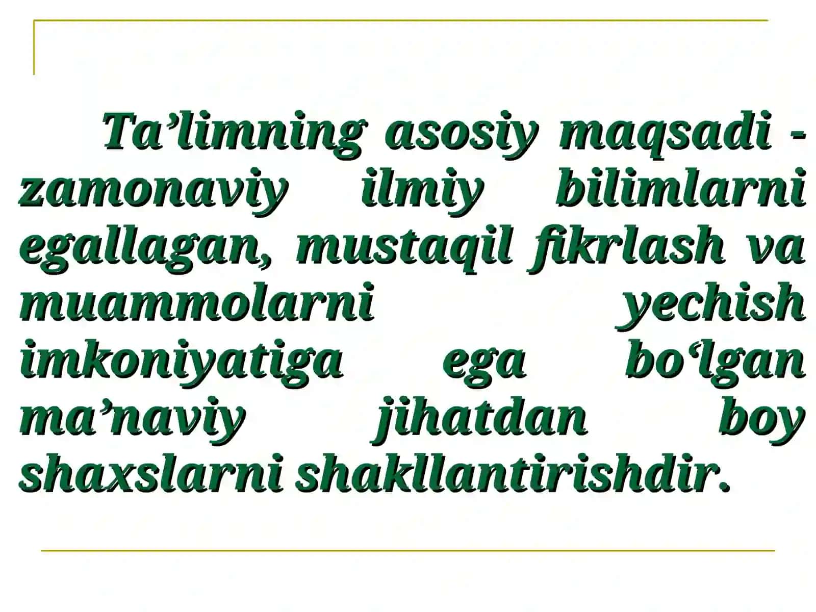 Zamonaviy ta’lim-tarbiyava uning mohiyati 3