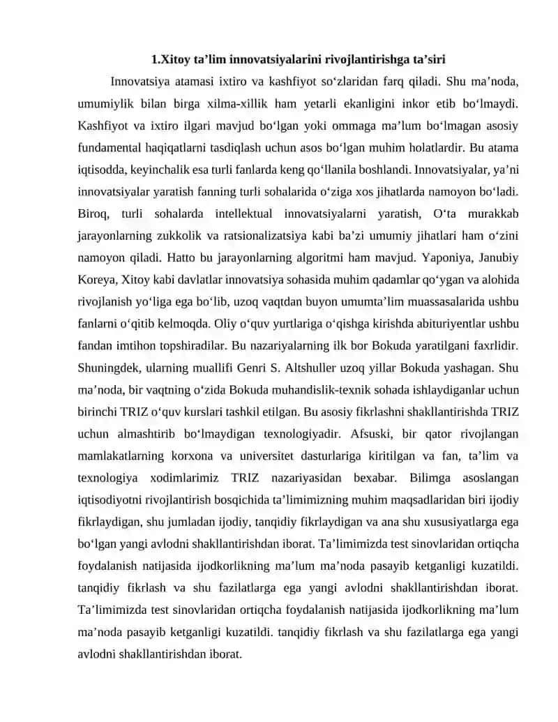 XITOY TA’LIM TIZIMI TARIXI VA ISTIQBOLLARI 3