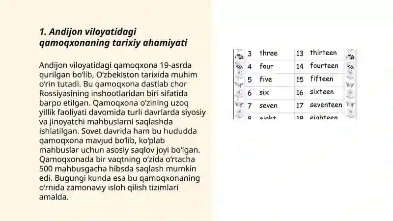 Andijon viloyatidagi qamoqxonaning tarixiy ahamiyati 3