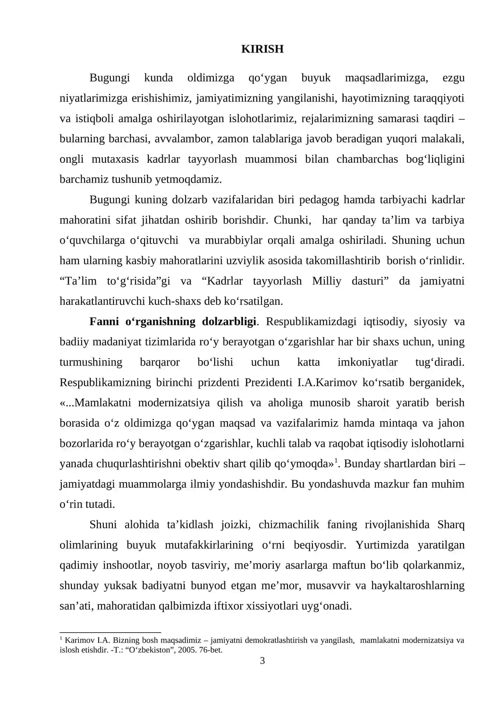 Detal chizmalariga o‘lcham qo‘yish” modulini o‘qitishda axborot kommunikatsion texnologiyalardan foydalanish 3
