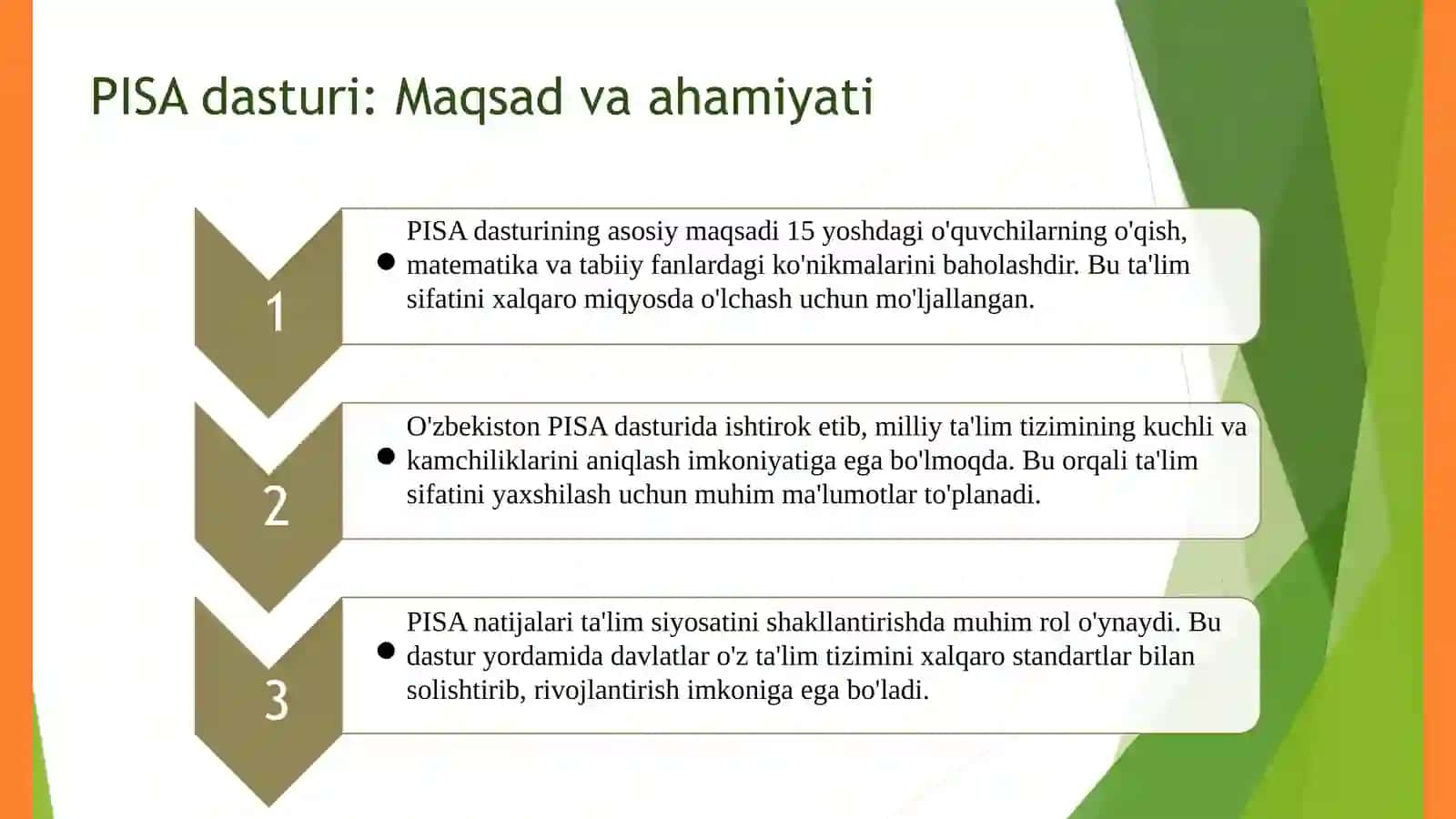 Xalqaro baholash dasturlari 3
