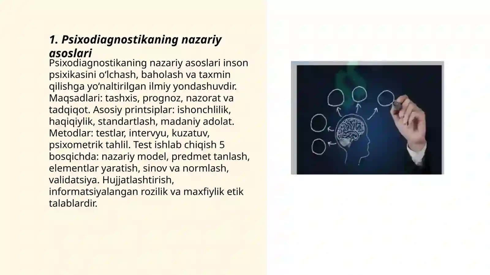 Psixodiagnostik tekshiruv va tadqiqotlar 3