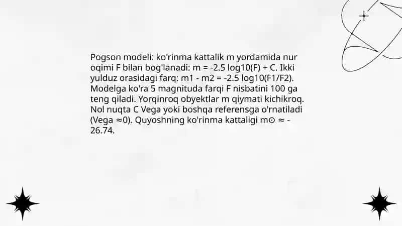 Pogson modeli 3