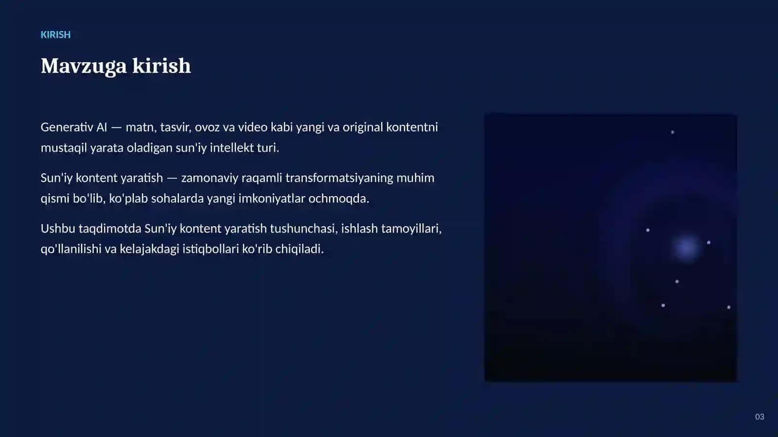 Sun'iy kontent yaratish: asoslari va qo'llanilishi 3