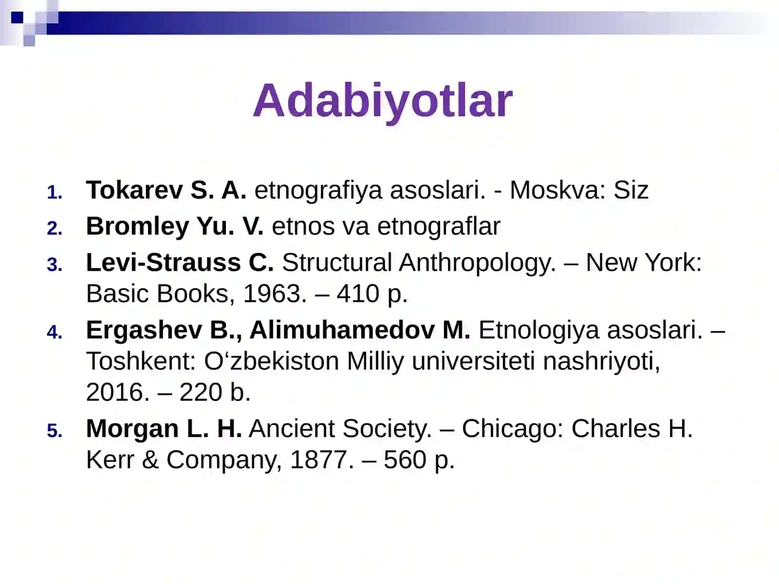 Etnologiya fanining tarixi 3