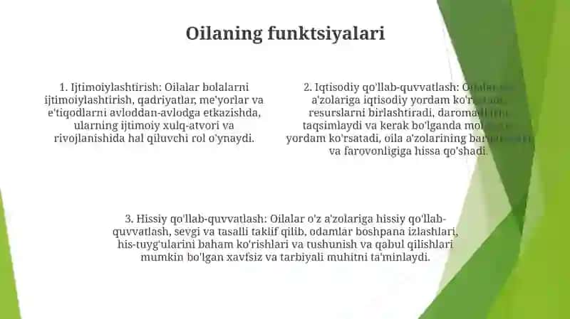 Oila Va Uning Funksiyalari 3