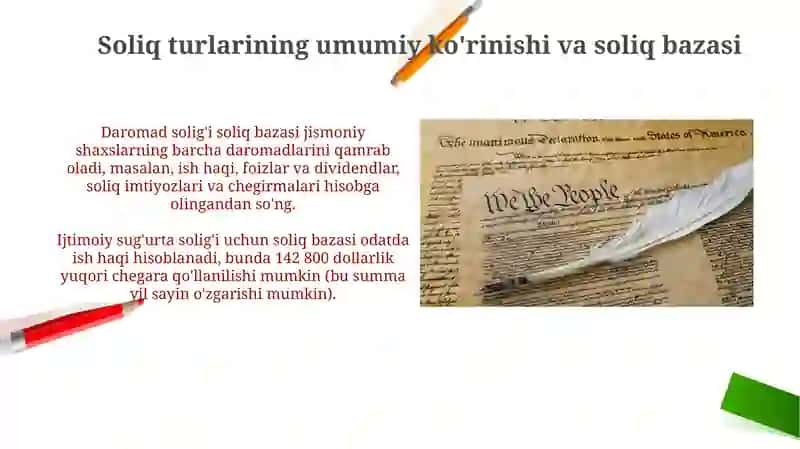 Rivojlangan mamlakatlarda jismoniy shaxslarni soliqqa tortish tizimi 3