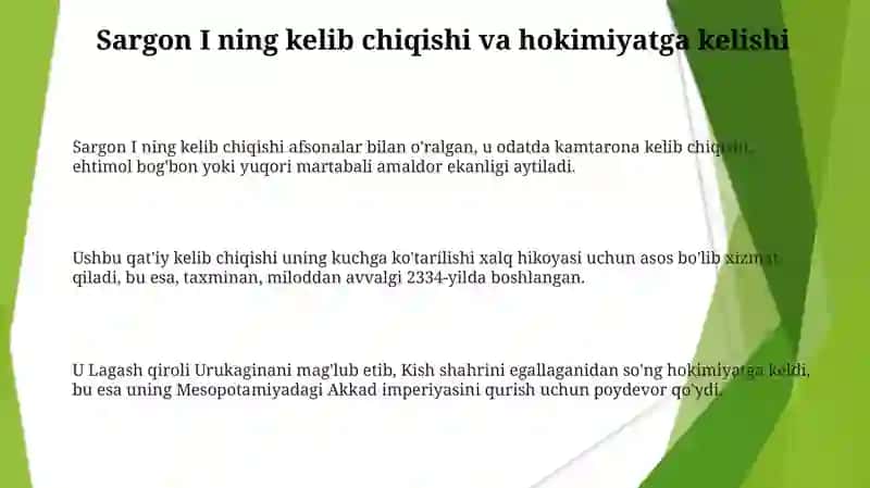 Sargon I islohatlari 3