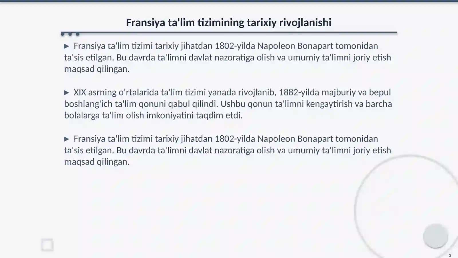Fransiyada ta'lim tizimi 3