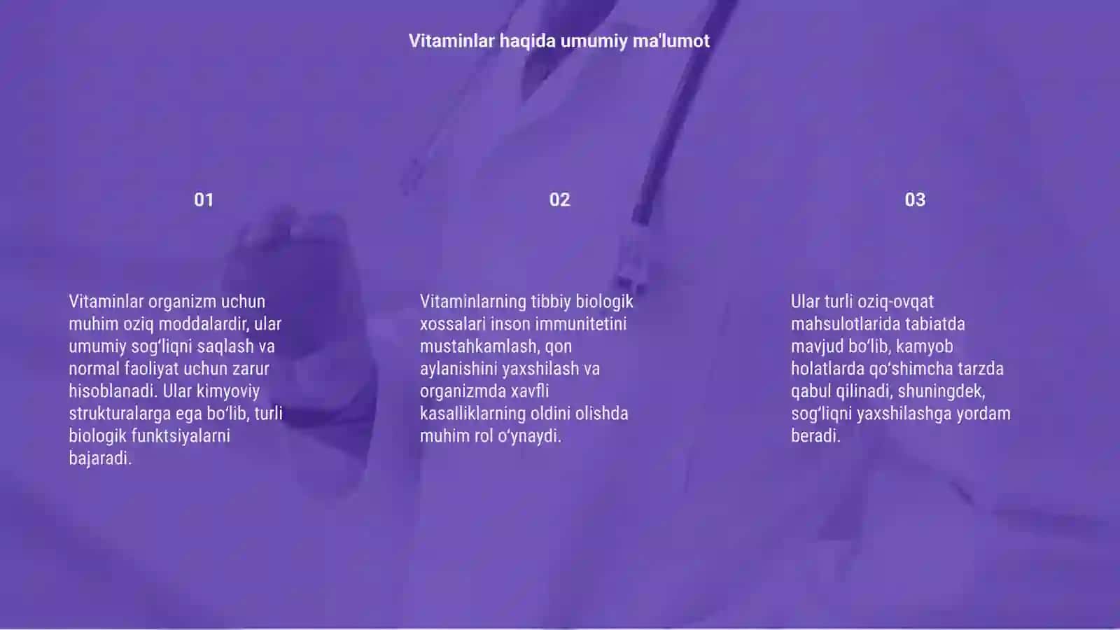 Vitaminlar haqida tushuncha 3