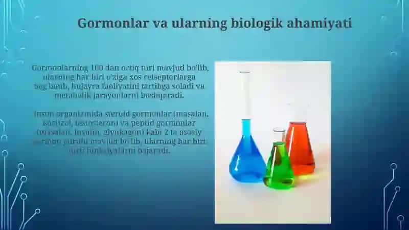Gormonlar va ularning biologik ahamiyati 3