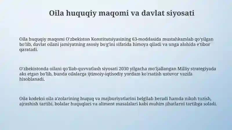 Oila davlat va jamiyat muhofazasida 3