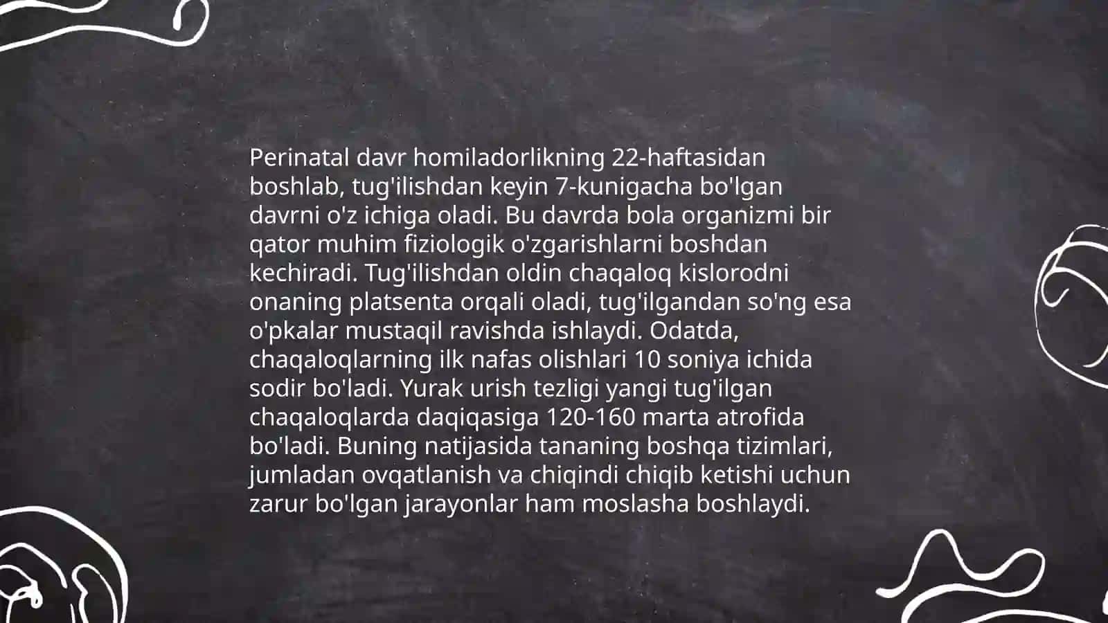 Perinatal davrining oʻziga xos xususiyati 3