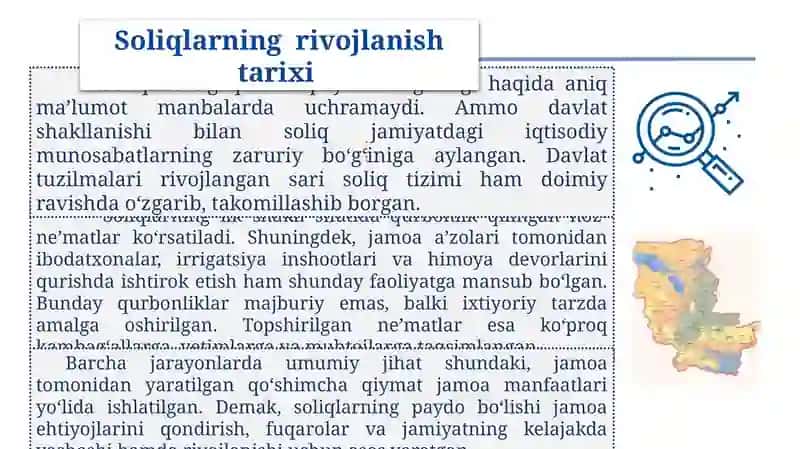 Soliqlarning vujudga kelishi va rivojlanish tarixi 3