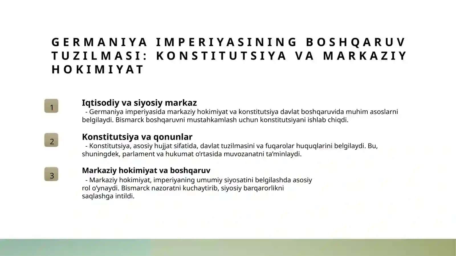 Germaniya imperiyasining siyosiy-iqtisodiy hayot 3