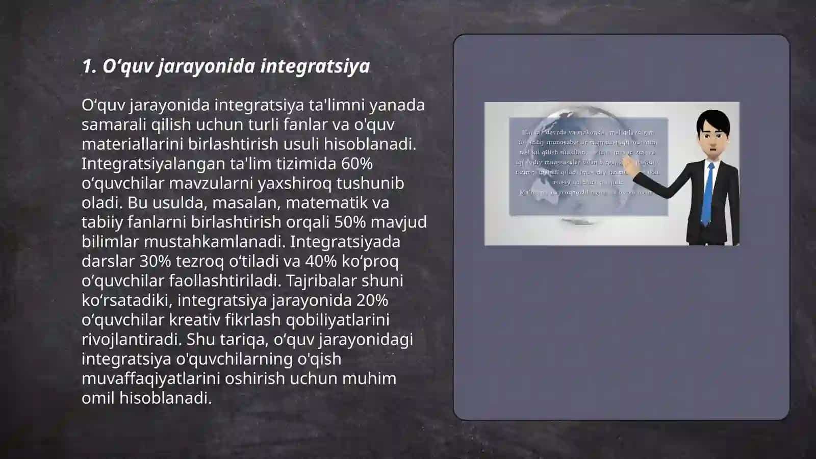 Oʻquv jarayonida integratsiya 3