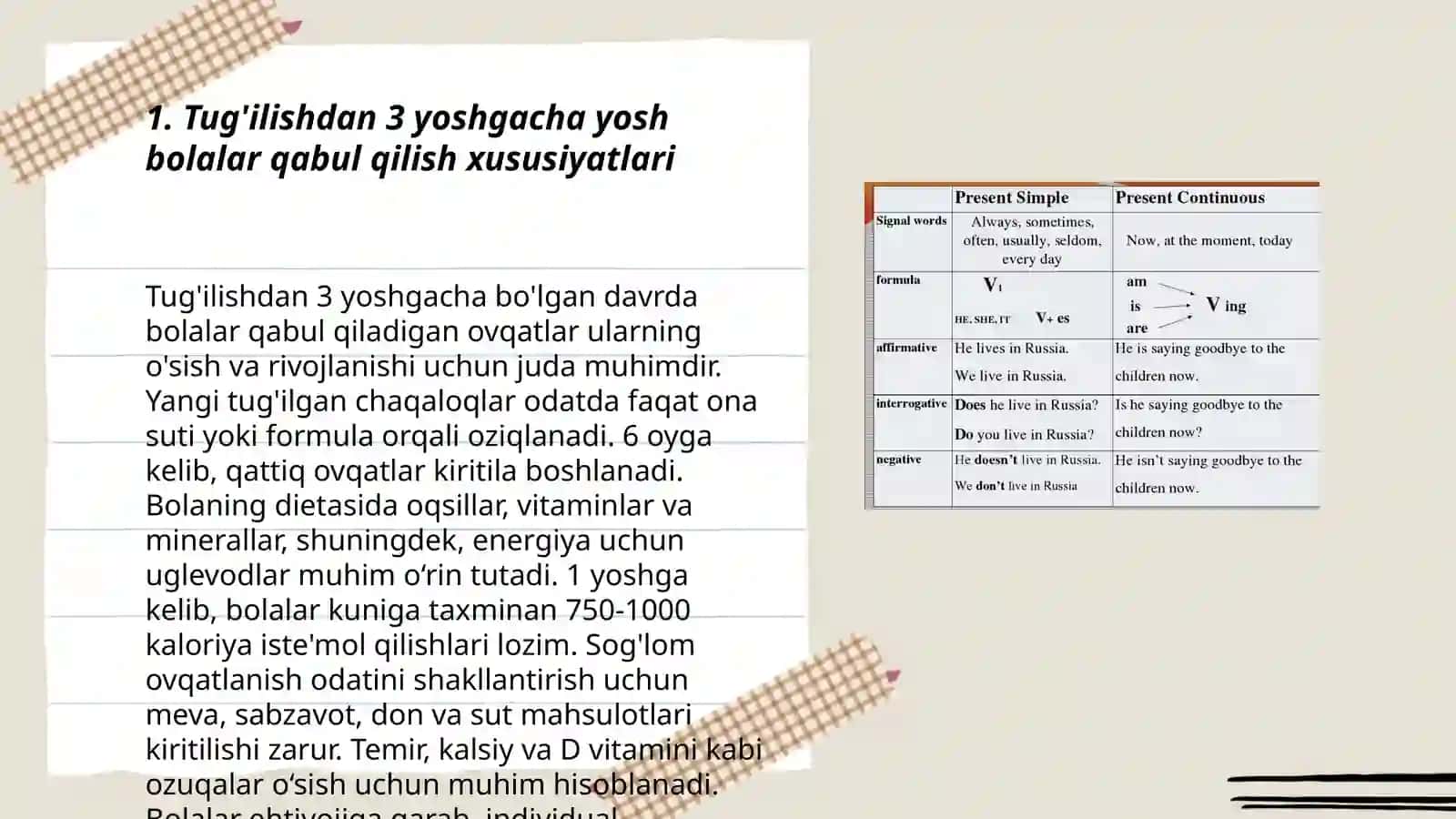 Turli yosh davrlarida òzlashtirish xususiyatlari 3