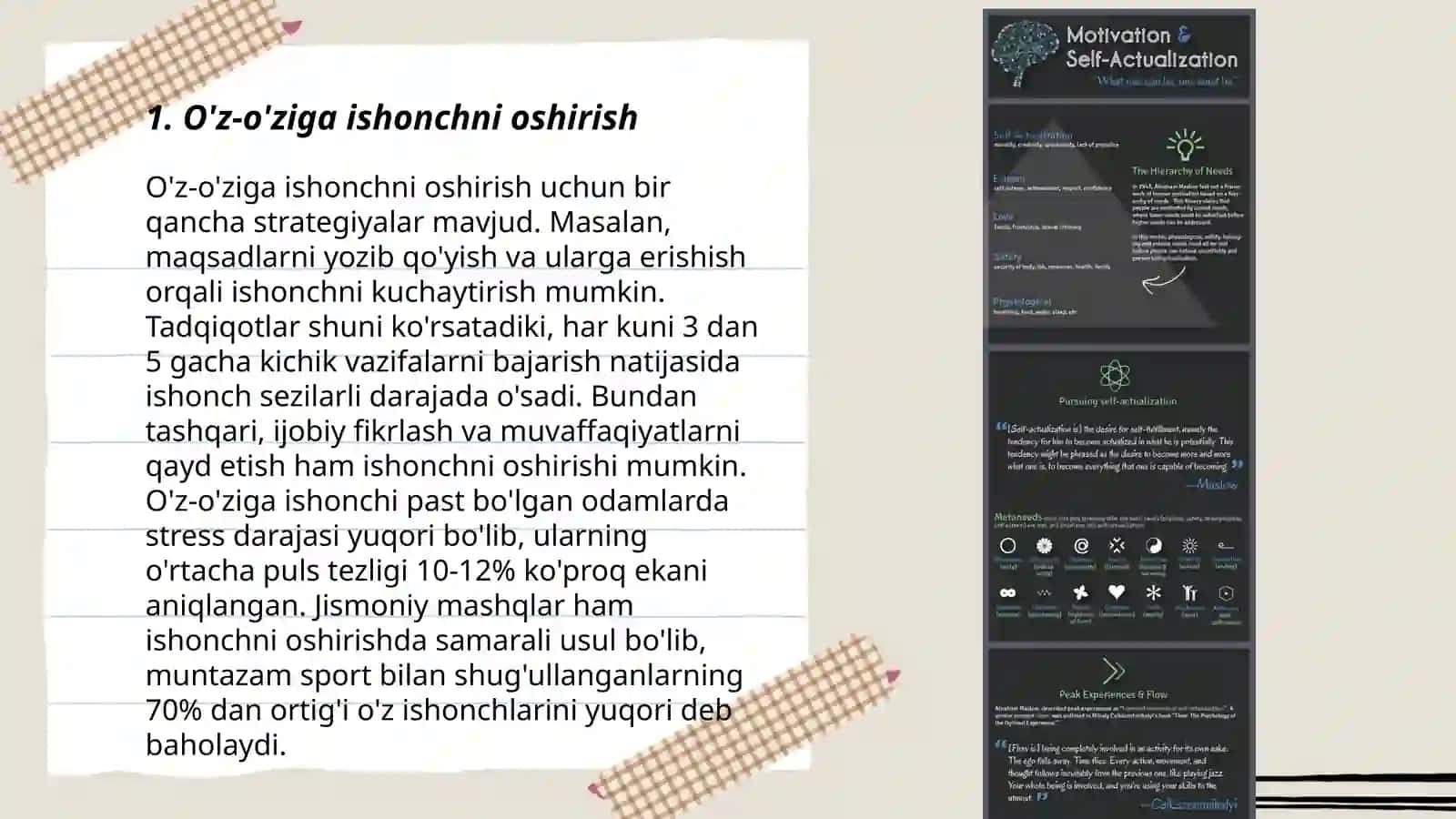 O'z-o'zini aktualizatsiya qilish testi 3