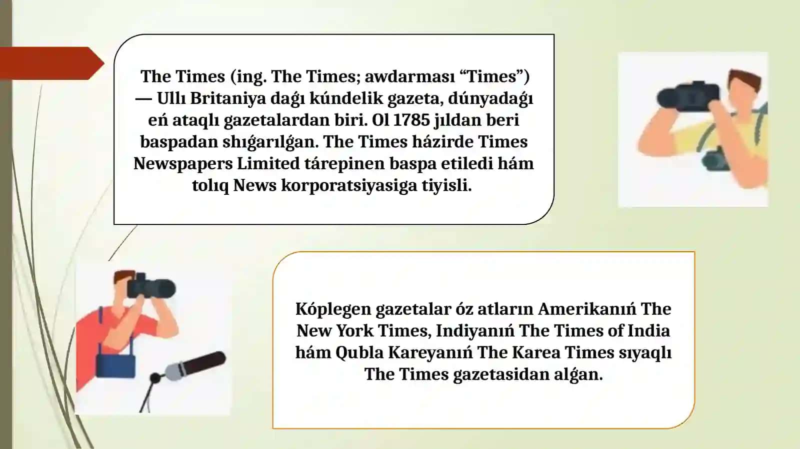 SÍRT EL ǴALABA XABAR QURALLARÍNÍŃ MEDİA MÁKANDAGİ ORNİ 3