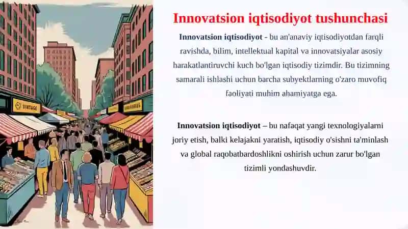 Innovatsion iqtisodiyot  fanining sub’yekti va ob’yekti. 3