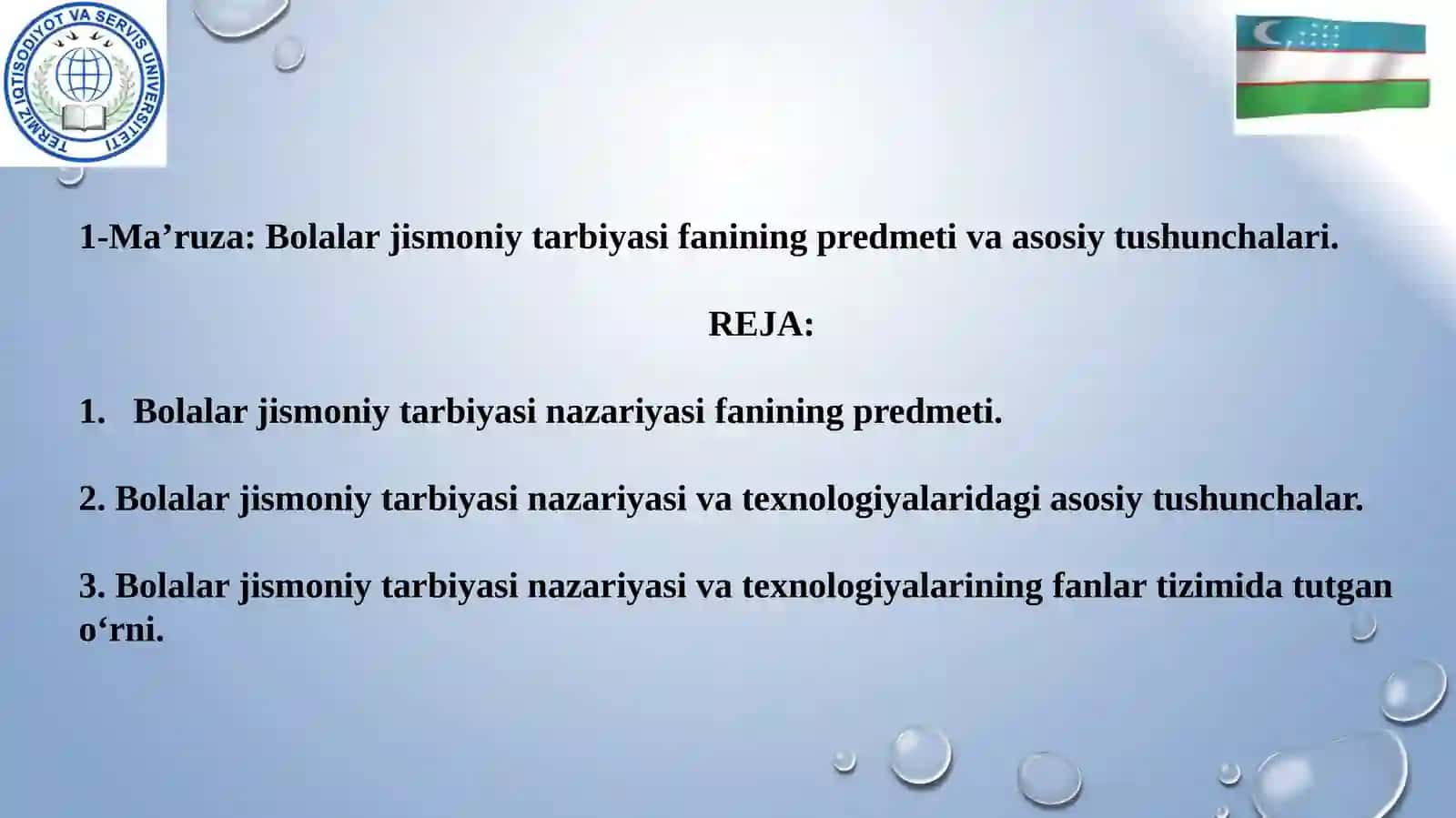 Bolalar jismoniy tarbiyasi fanining predmeti va asosiy tushunchalari 3