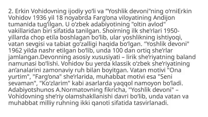 "YOSHLIK DEVONI"DA VATAN VA MUHABBAT MOTIVLARI" 3