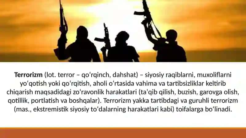 Ekstremizm va terrorizmga qarshi kurashning ma`naviy-ma`rifiy asoslari 3