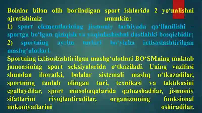 Bolalar sport maktablarida tanlab olish tizimlari 3
