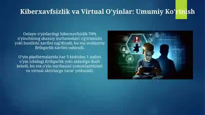 Kiberxavfsizlik va Virtual O'yinlar: Umumiy Ko'rinish 3