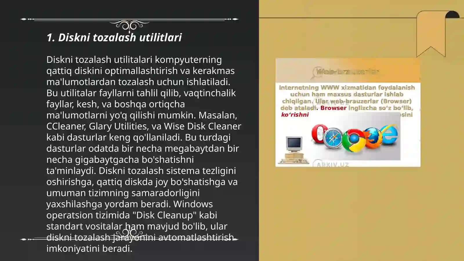 Diskni tozalash utilitlari 3
