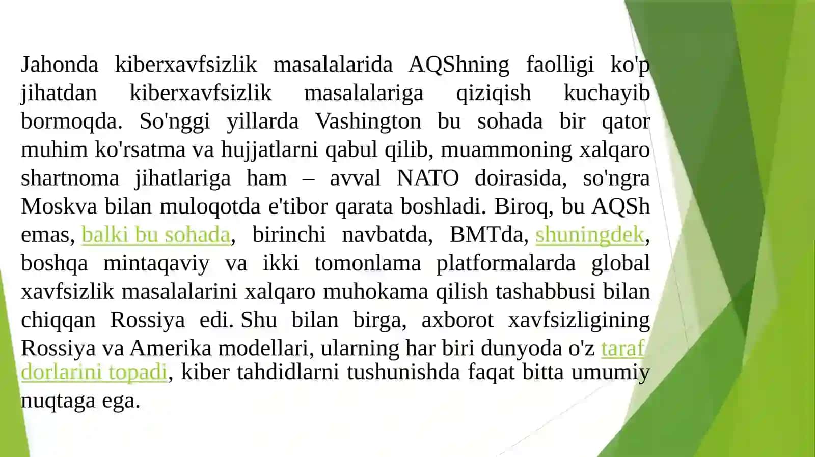 Kiberxavfsizlik yuzasidan xalqaro xujjatlar va chet el mamlakatlari tajribasi 3