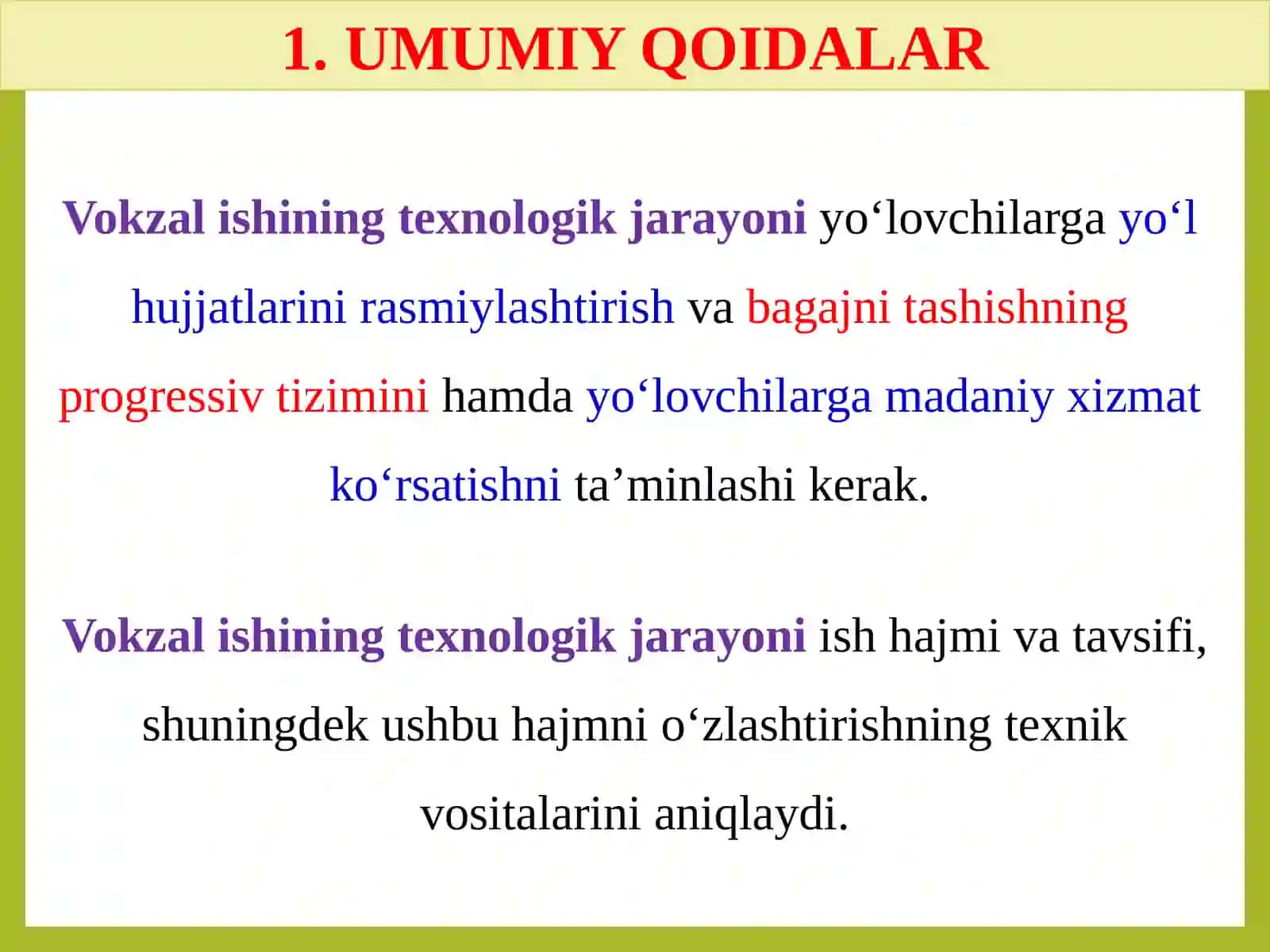 Temir yo‘l vokzallari ishini tashkil etish 3