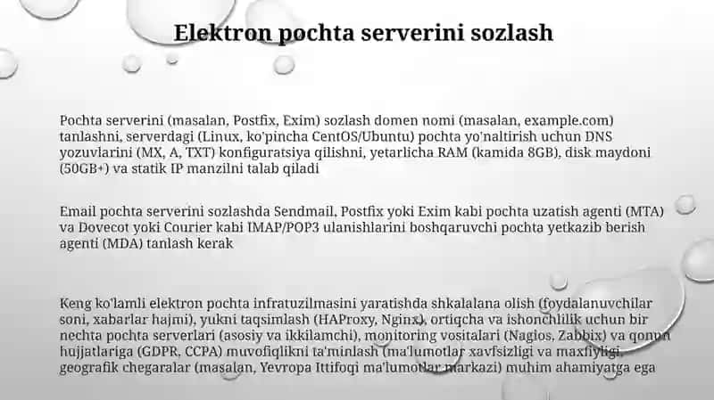 Elektron pochta sozlashi 3