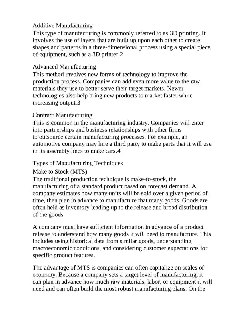 Manufacturing: Definition, Types, Examples, and Use as Indicator 3