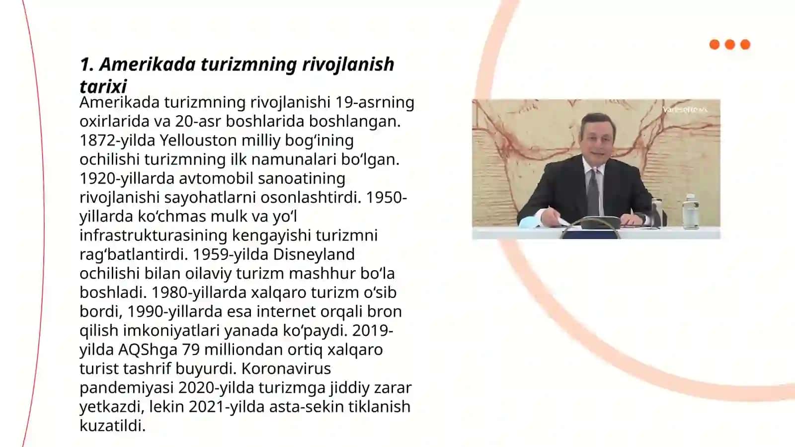 Amerikada turizm tarixi va mehmondo'stlik 3