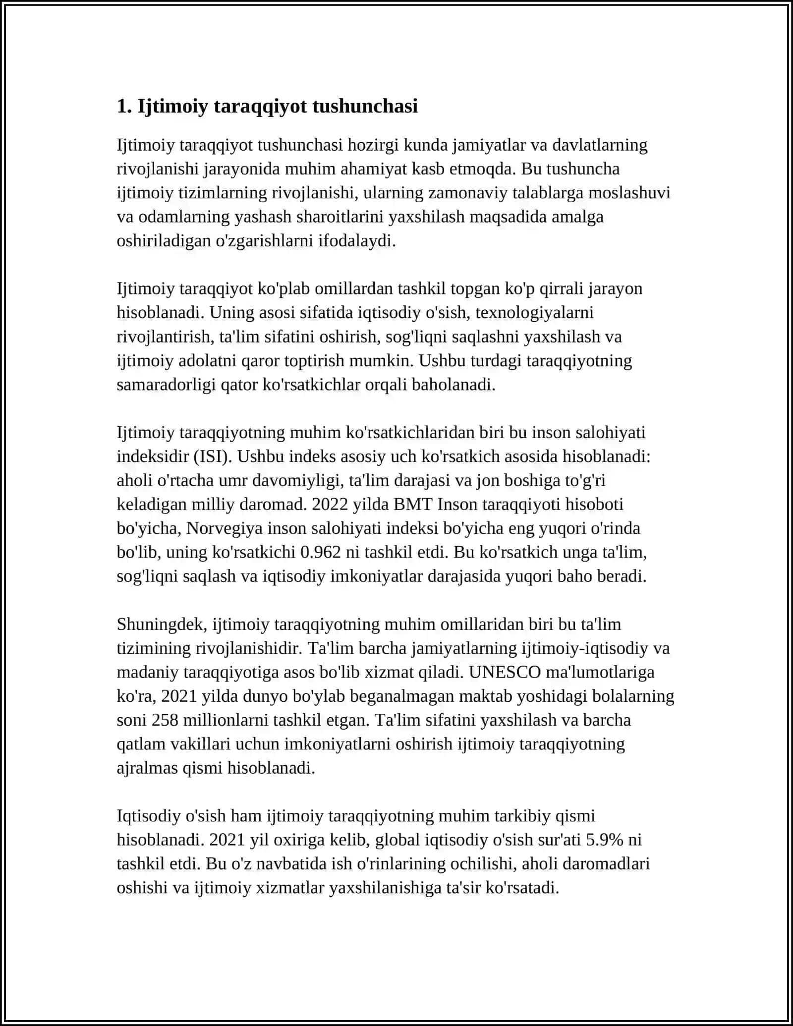 IJTIMOIY TARAVDIYOT BOSSICHLARI VA IKTISODIY TIZIMLAR, ULARNI BILISHGA BULGAN TURLICHA YONDASHUVLAR 3
