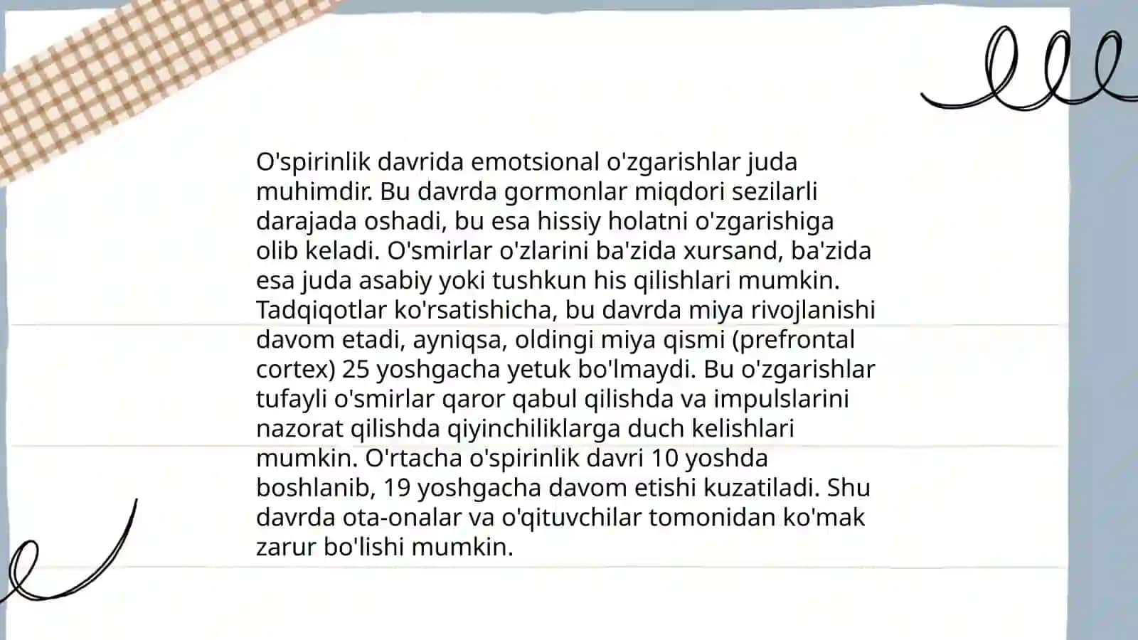 O'spirinlik davrining psixik xususiyatlari 3