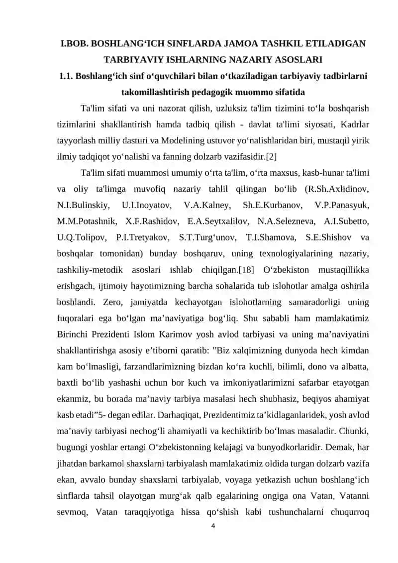 TARBIYAVIY TADBIRNI REJALASHTIRISH TASHKIL ETISH VA O'TKAZISH METODIKASI 3