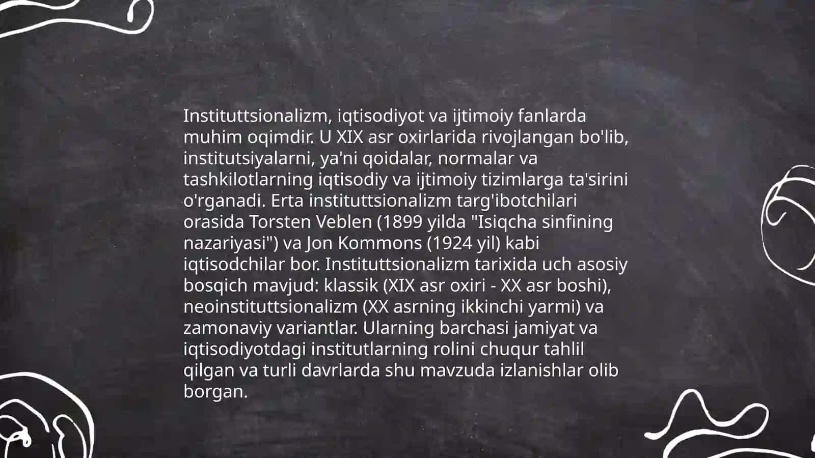 Institutioizm Diyora 3
