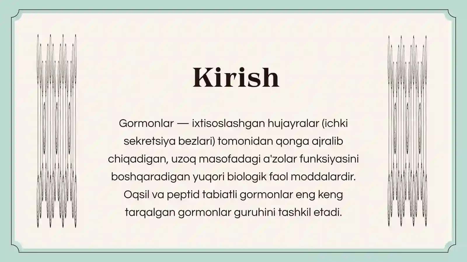 Oqsil tabiatli peptidlar va gormonlar 3
