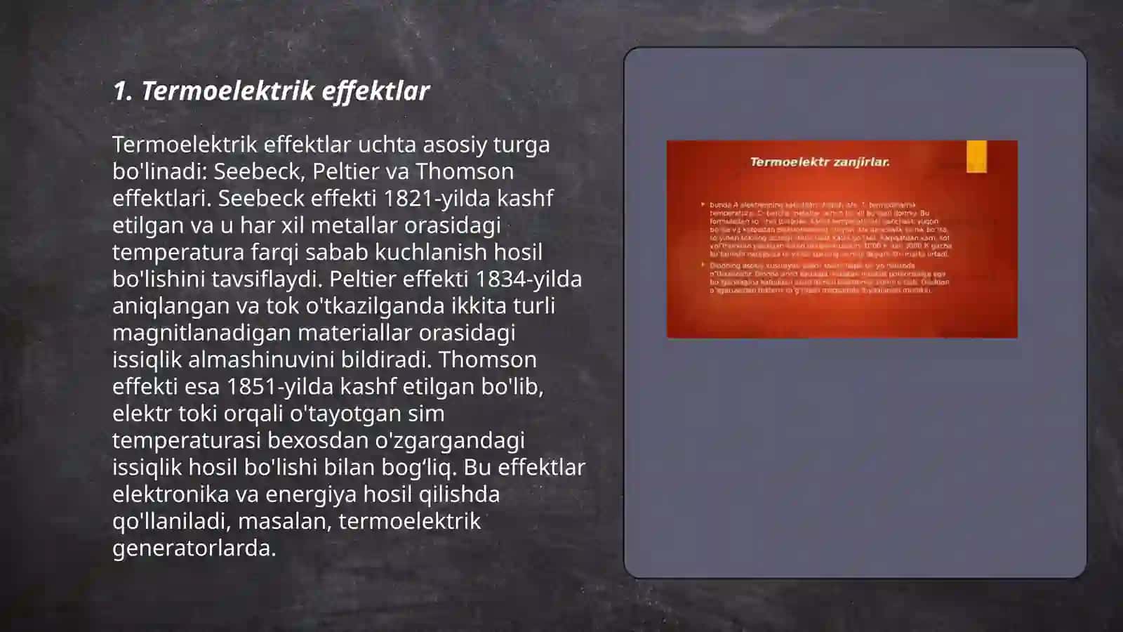 Termoelektrik hodisalar 3