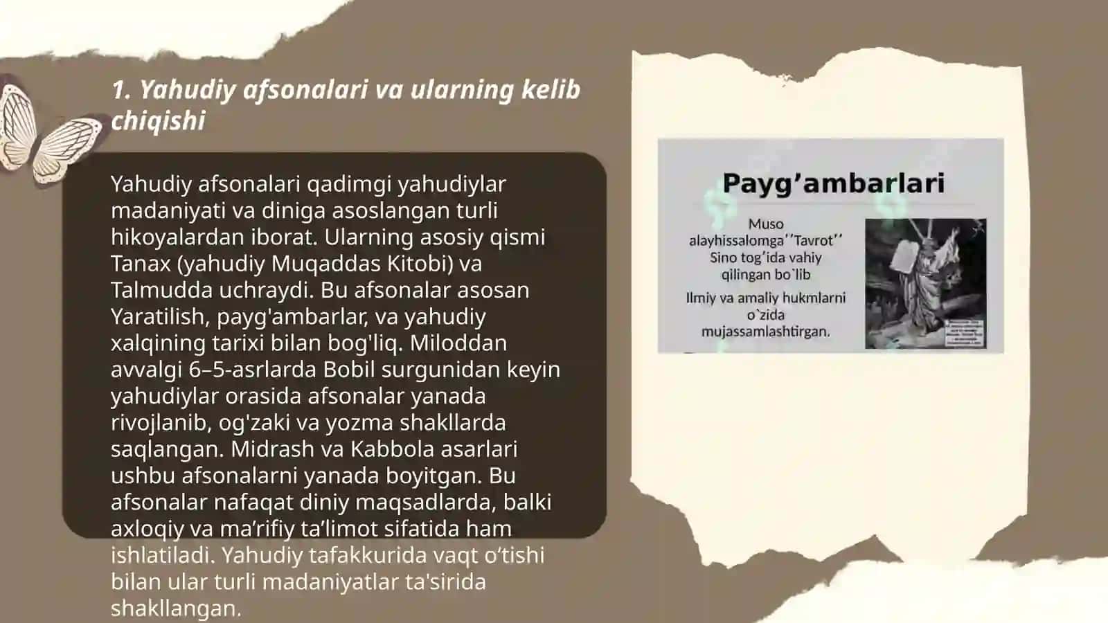 Yahudiylik dini afsona va rivoyatlar 3