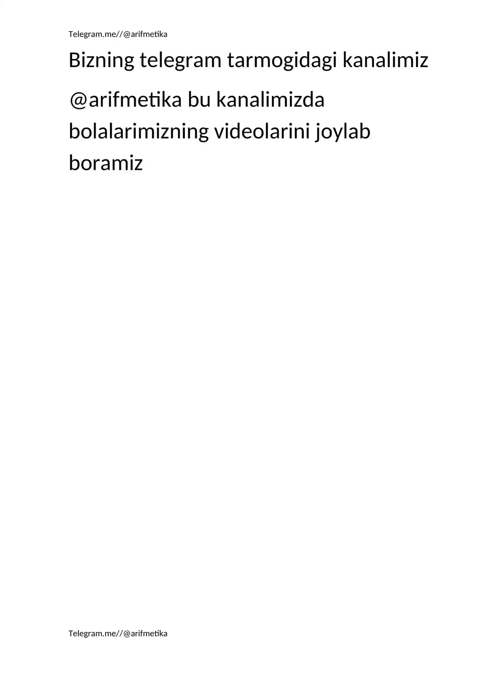 Bolalarni mental hisoblashni rivojlantirish texnikasi 3