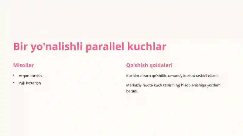 Parallel kuchlar 3