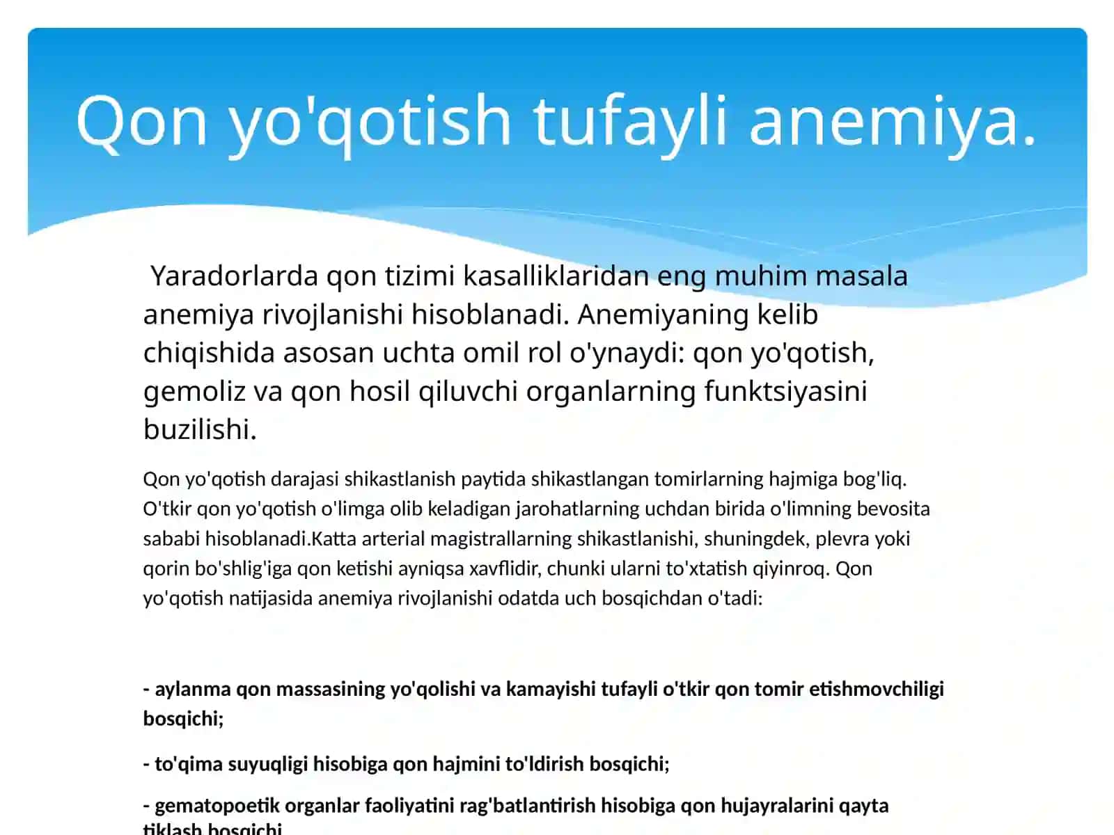 Farg`ona jamoatsalomatligi tibbiyot instituti davolashish fakulteti 2-kurs 16-21 guruhi talabasi Mahammadova Shohsanam 3