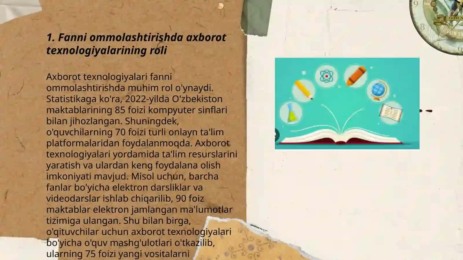 Fanni ommolashtirish muammolari va metadologiyasi 3