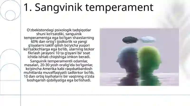 Shaxsning individual psixologik xususiyatlari Temperament, xarakter, qobiliyat 3